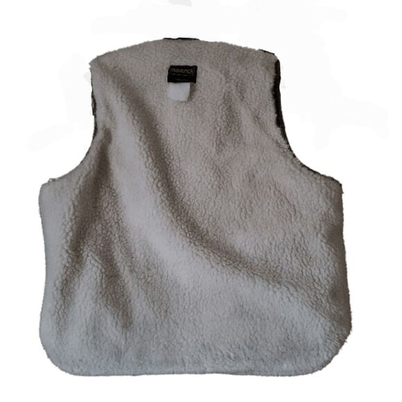 70's Maverick Blue Bell Corduroy Sherpa Vest Mens L Copper Buttons Retro Cowboy - Picture 8 of 12